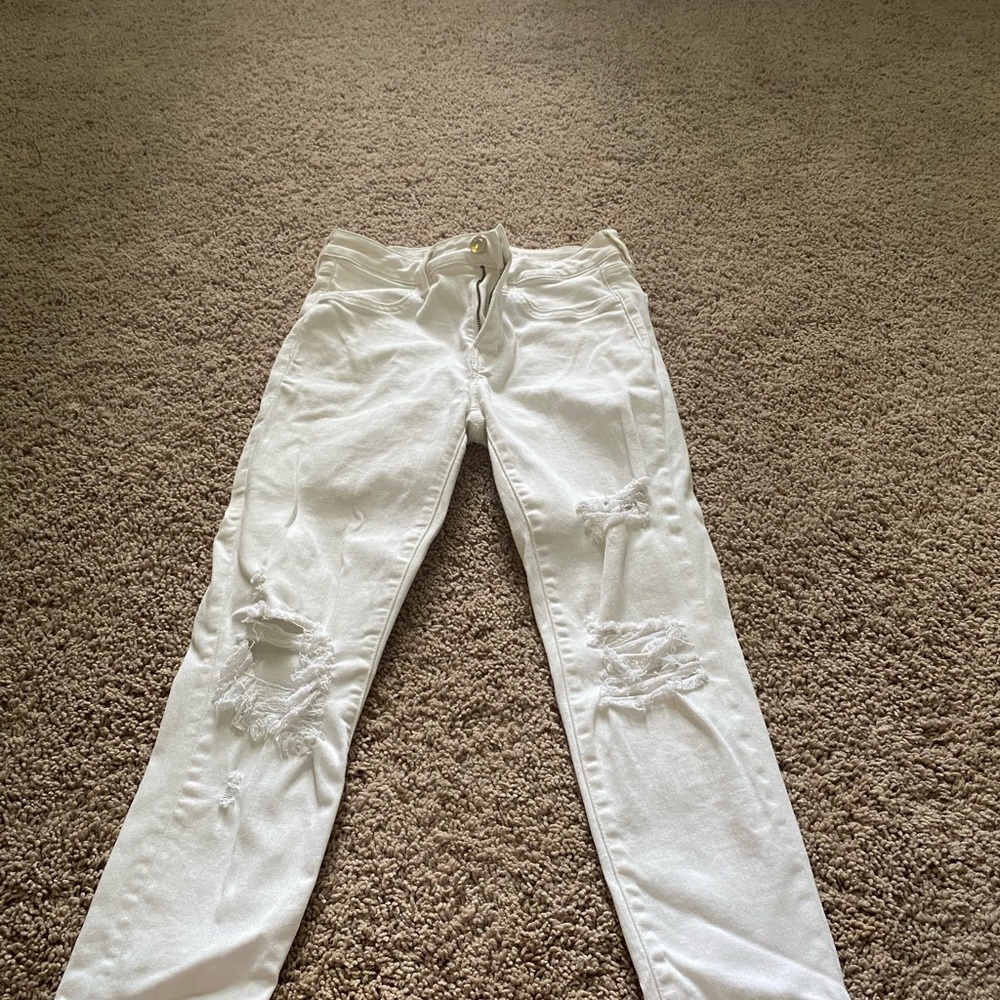 White American eagle skinny jeans
